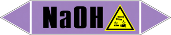 Маркировка трубопровода "na(oh)" (a07, пленка, 358х74 мм)" - Маркировка трубопроводов - Маркировки трубопроводов "ЩЕЛОЧЬ" - ohrana.inoy.org