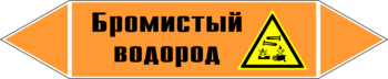 Маркировка трубопровода "бромистый водород" (k14, пленка, 252х52 мм)" - Маркировка трубопроводов - Маркировки трубопроводов "КИСЛОТА" - ohrana.inoy.org