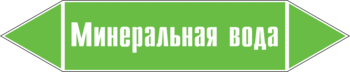 Маркировка трубопровода "минеральная вода" (пленка, 507х105 мм) - Маркировка трубопроводов - Маркировки трубопроводов "ВОДА" - ohrana.inoy.org